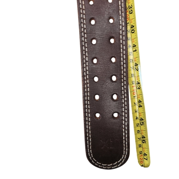 RDX 4" Leather Weightlifting Belt XL – V-Tanned Hand Made Powerlifting Belt - Picture 14 of 14